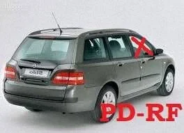 Front door window glass four-door 46784990