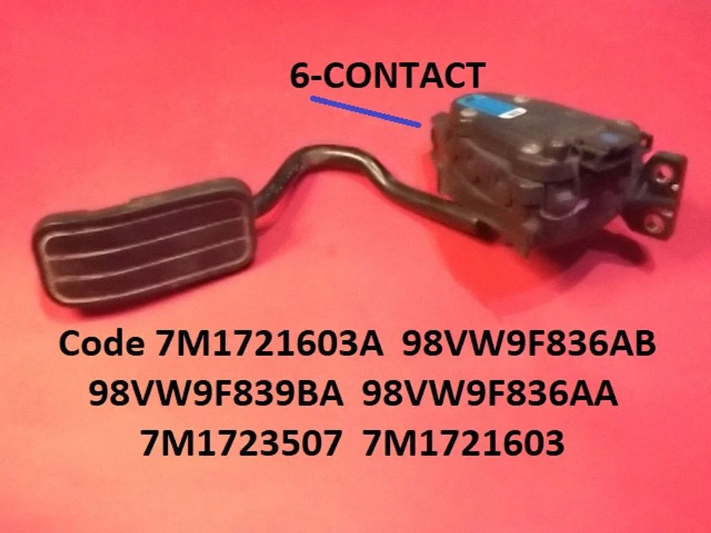 Accelerator throttle pedal 7M1721603A