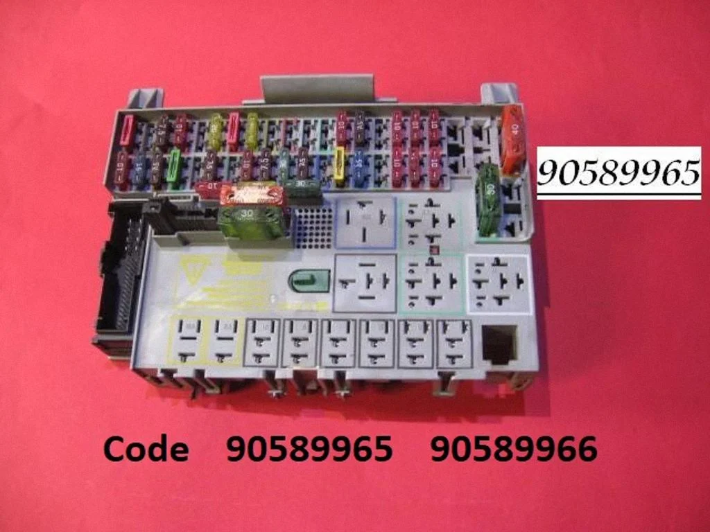 Fuse box set 90589965