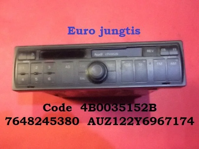 Radio/CD/DVD/GPS head unit 4B0035152B