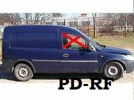 Pagrindinis priekinių durų stiklas (dvidurio)