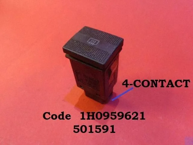 Windscreen/window heater switch 1H0959621