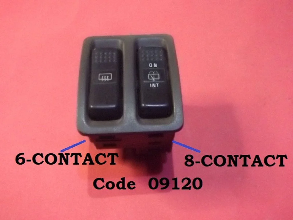 Windscreen/window heater switch 09120