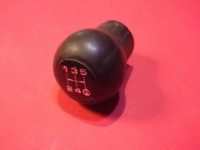 Gear lever shifter trim leather/knob 42793
