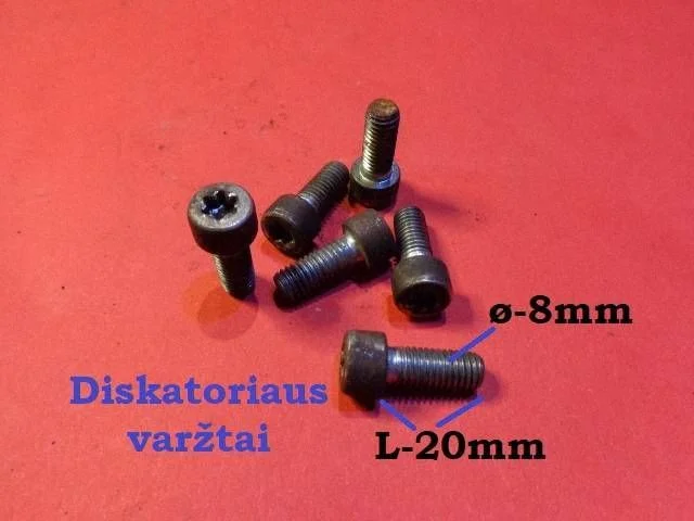 Smagračio varžtai