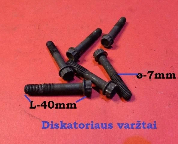 Smagračio varžtai