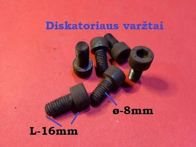 Smagračio varžtai