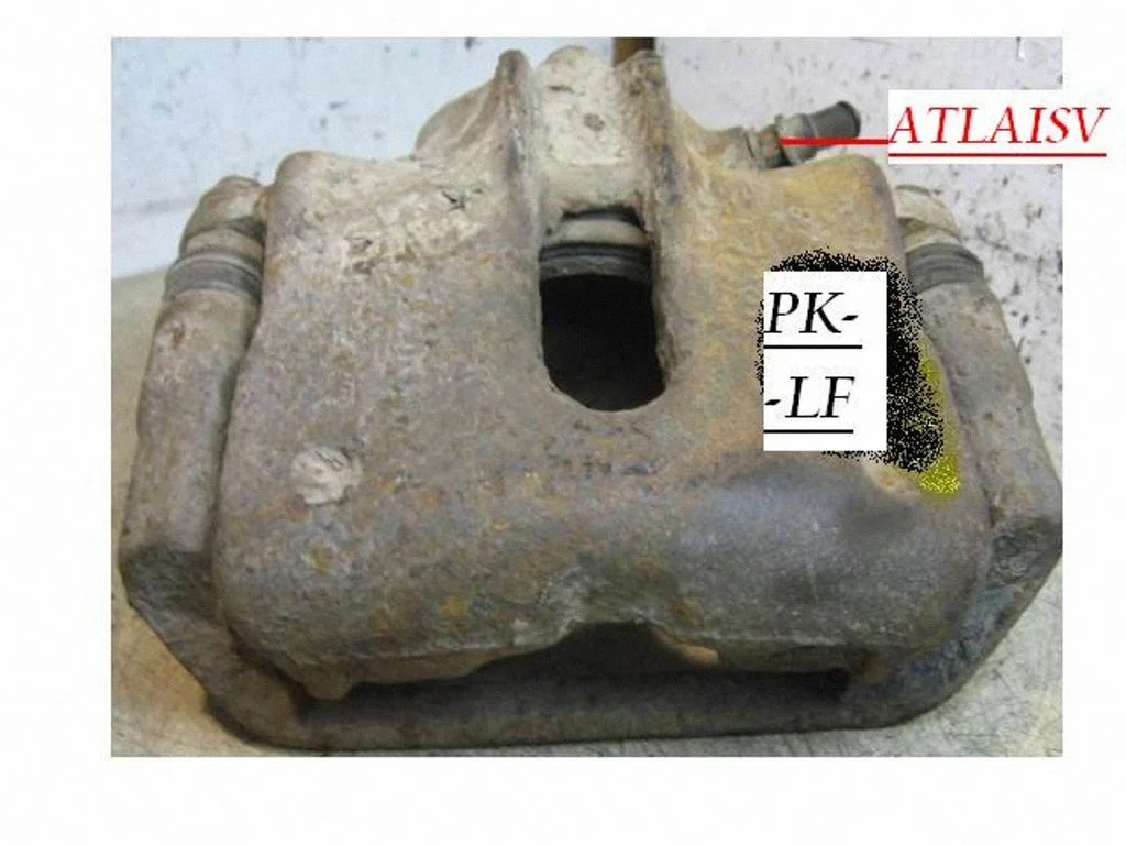 Front brake caliper A5697