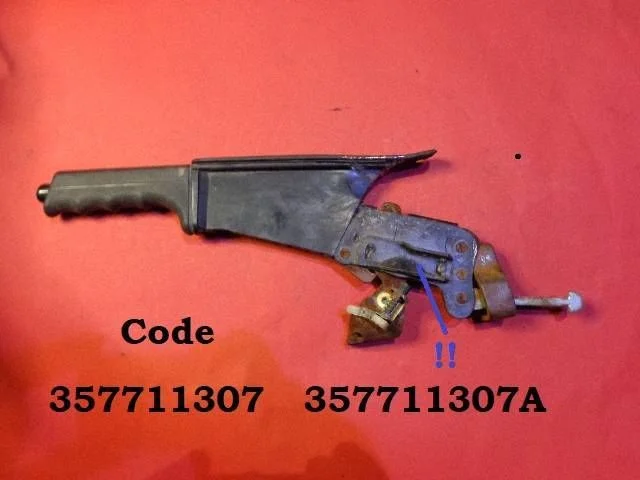 Handbrake/parking brake lever assembly 357711307