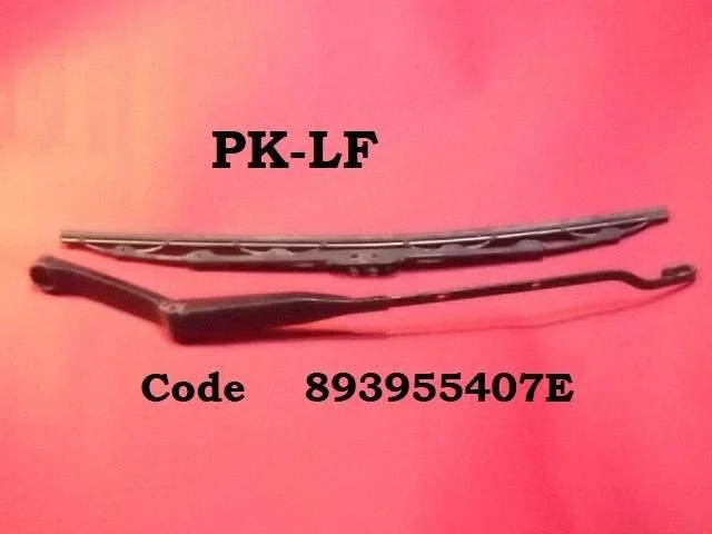 Front wiper blade arm