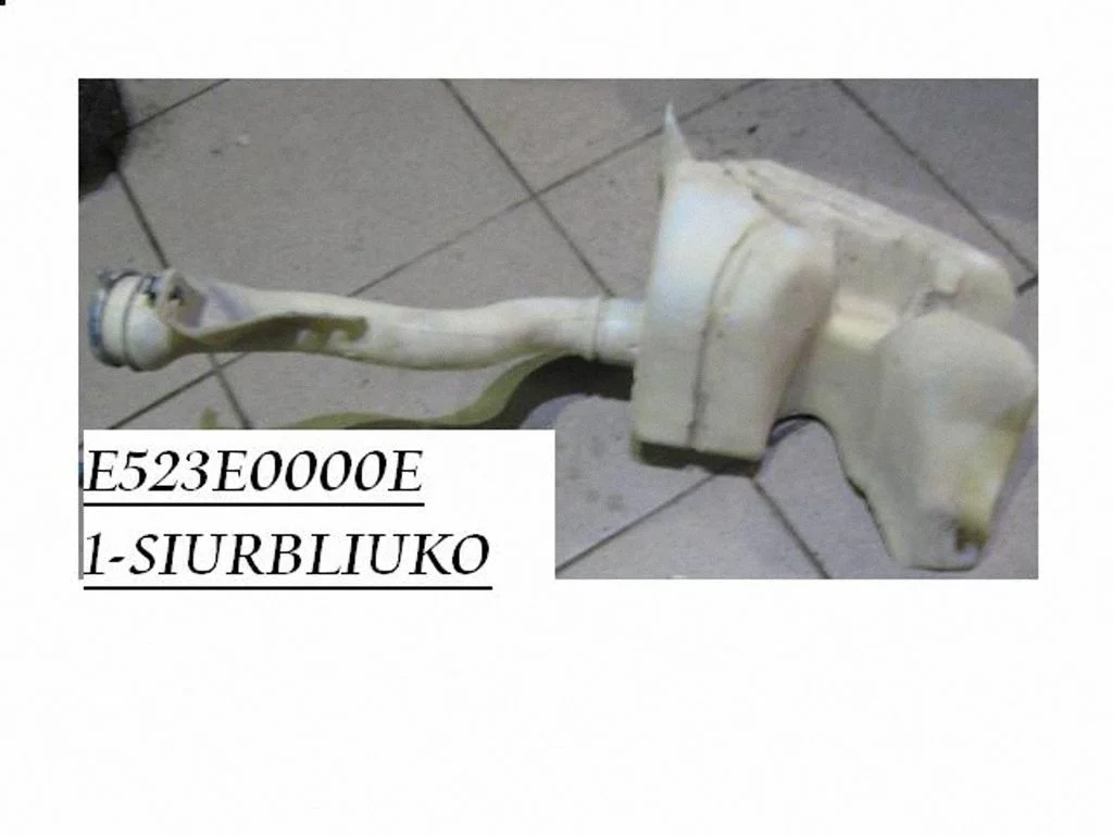 Windshield washer fluid reservoir/tank E523E0000E