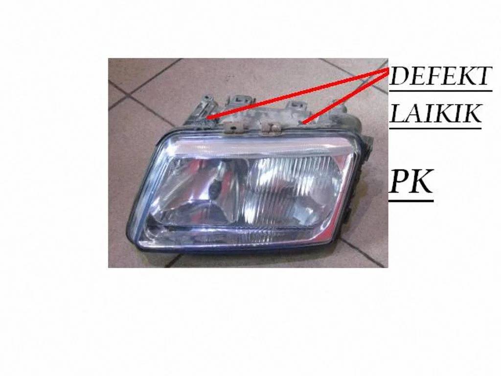 Headlight/headlamp – left