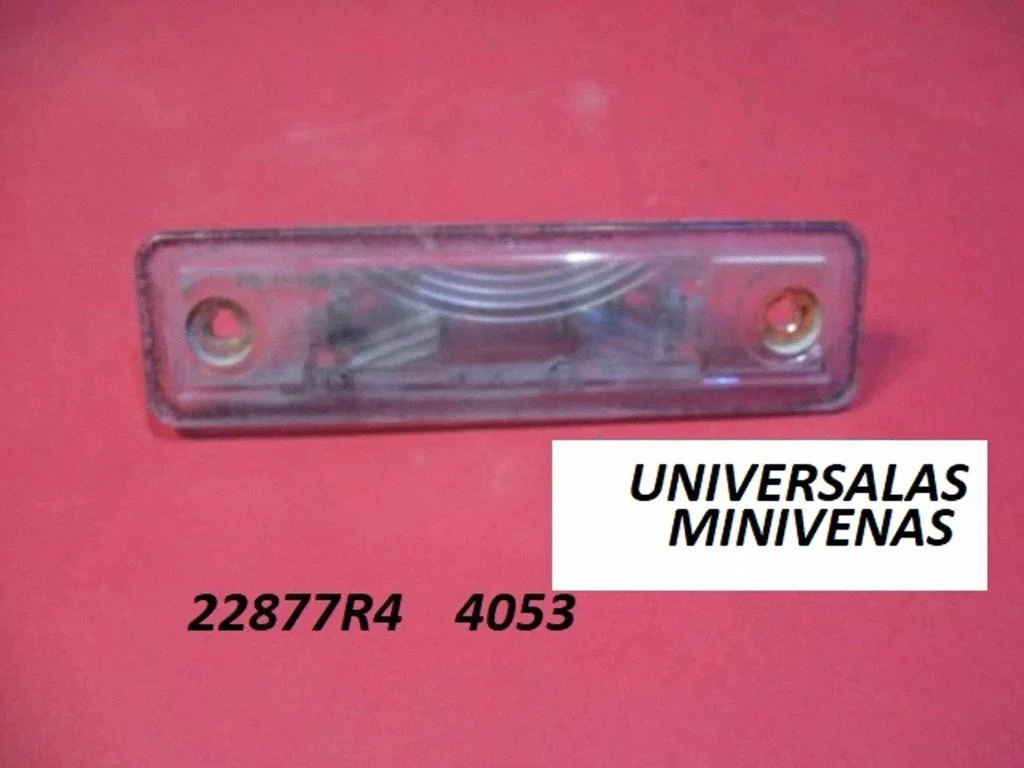 Number plate light 22877R4