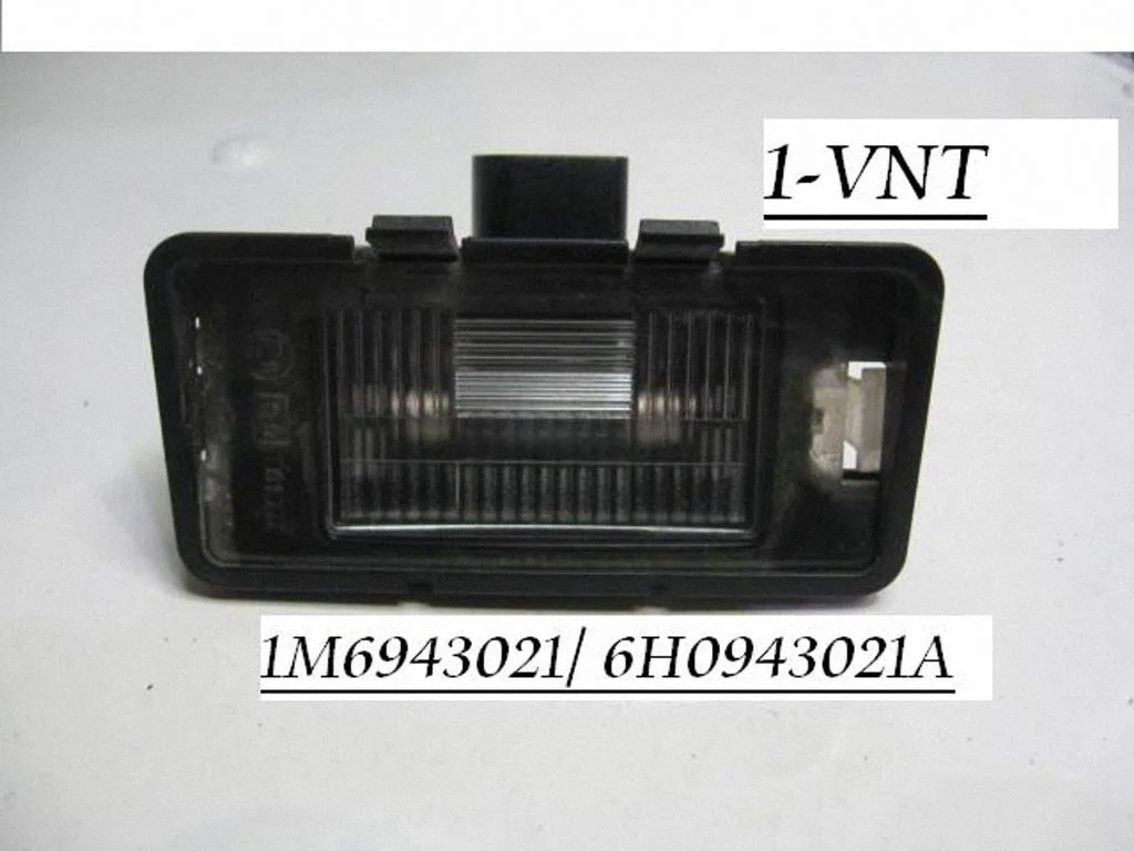 Number plate light 1M6943021
