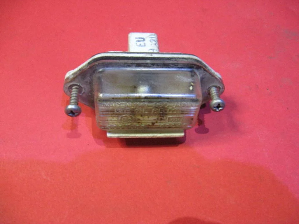 Number plate light 0087086