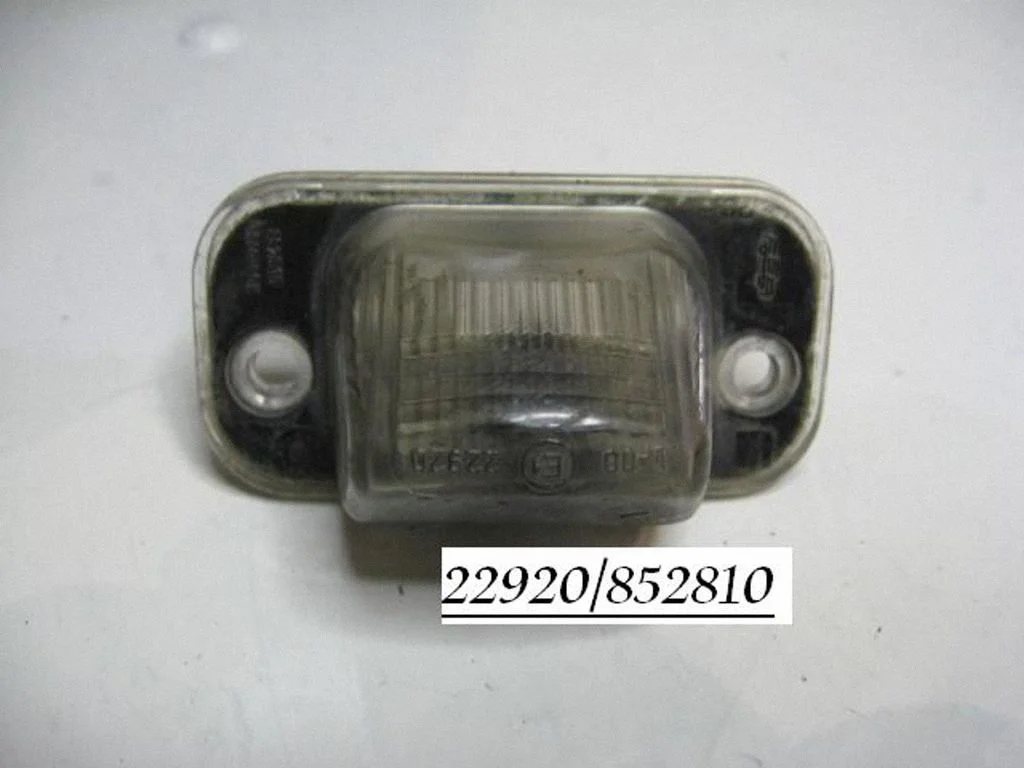 Number plate light 22920