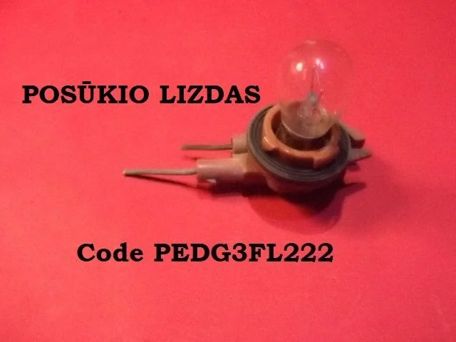 Priekšējais pagrieziena lukturis PEDG3FL222