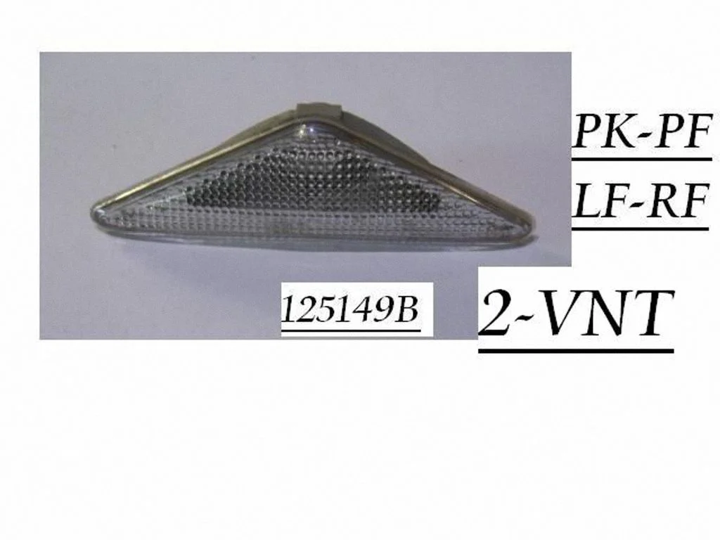 Front fender indicator light 125149B