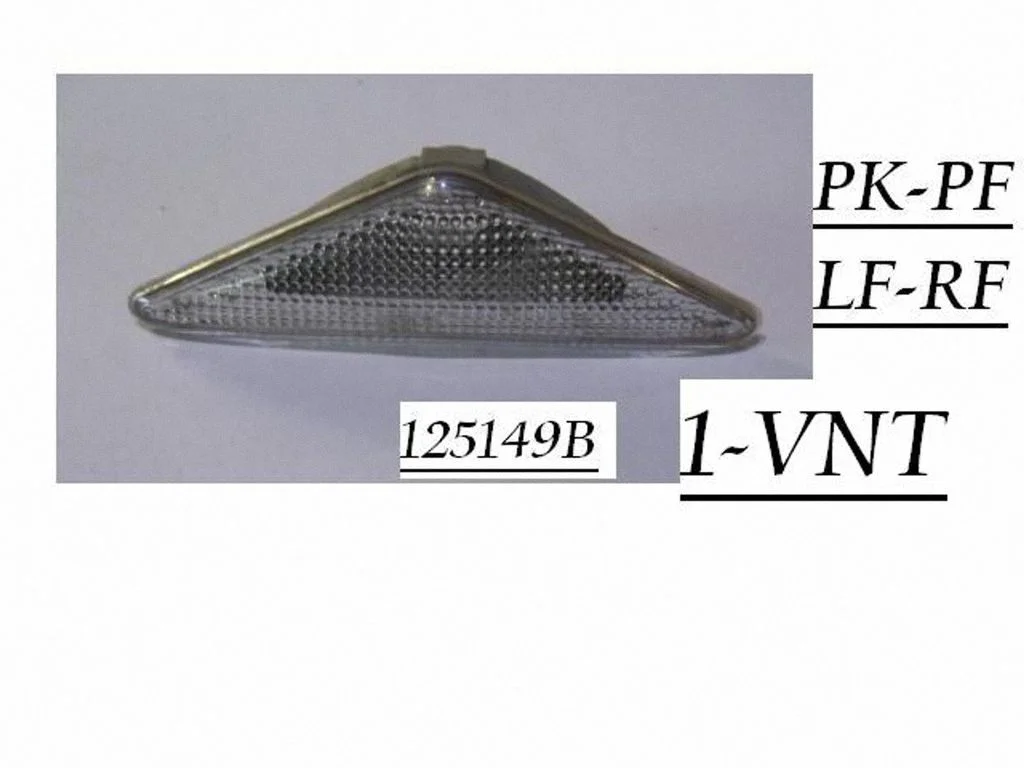 Front fender indicator light 125149B