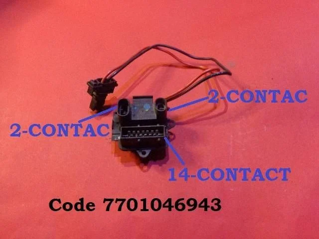 Rezystor dmuchawy 7701046943