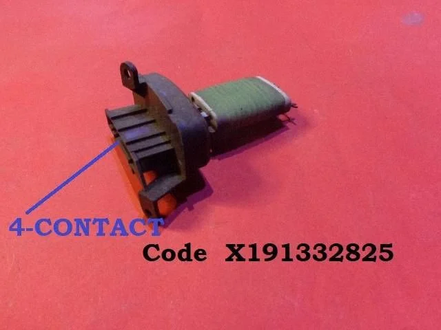 Heater blower motor/fan resistor X191332825