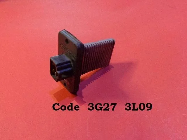 Heater blower motor/fan resistor 3G27