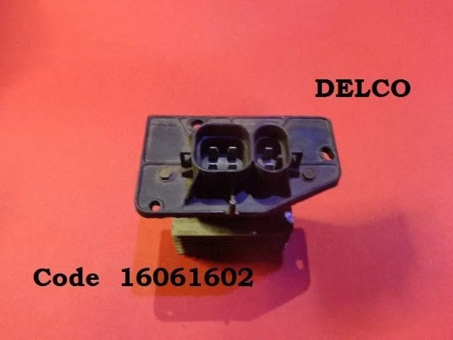 Heater blower motor/fan resistor 16061602