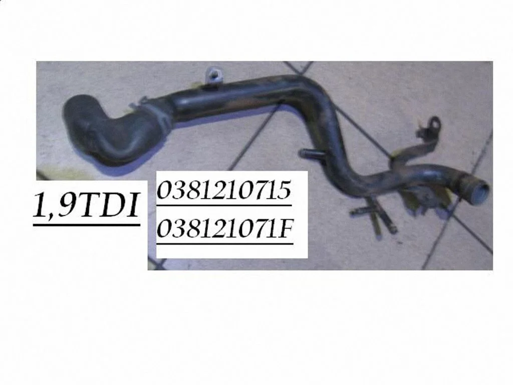 Engine coolant pipe/hose 0381210715