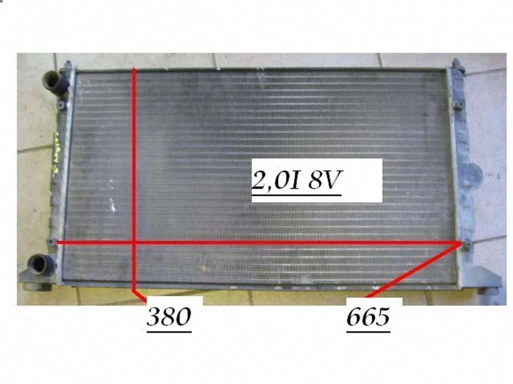 Coolant radiator 1H0121253