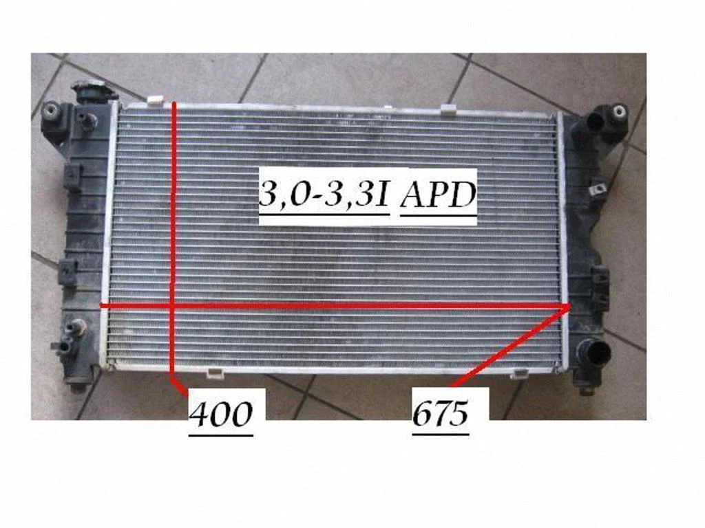 Coolant radiator 4682976