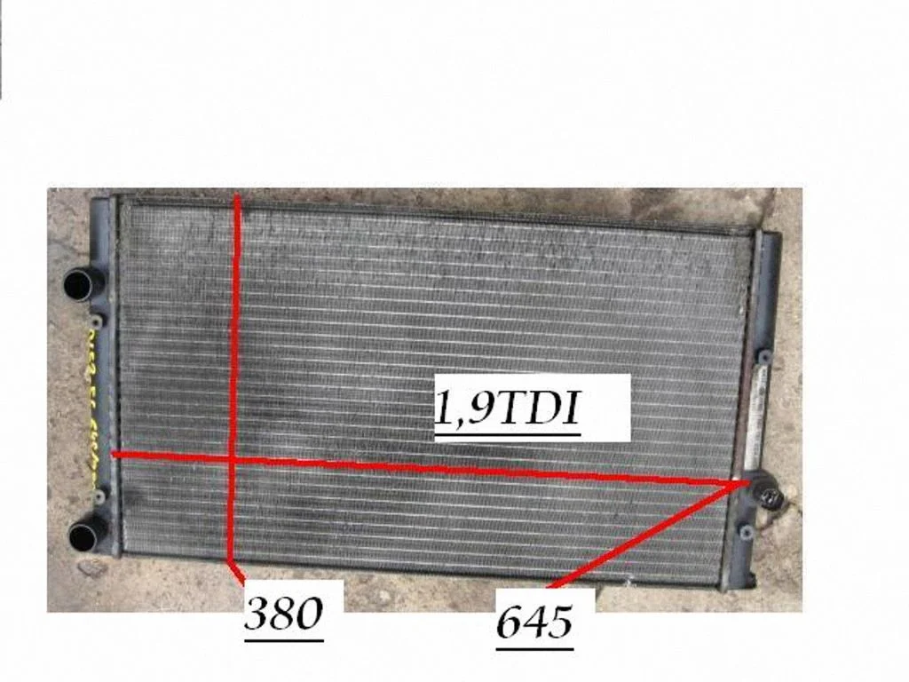Jahutusvedeliku radiaator 1H0121253BD