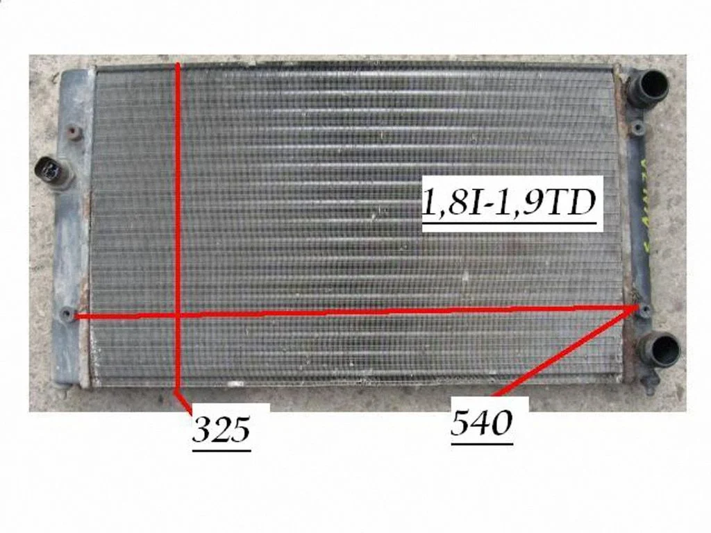 Jahutusvedeliku radiaator 1H0121253R