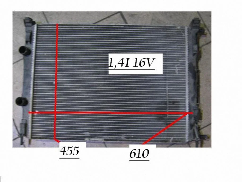 Coolant radiator 14116V