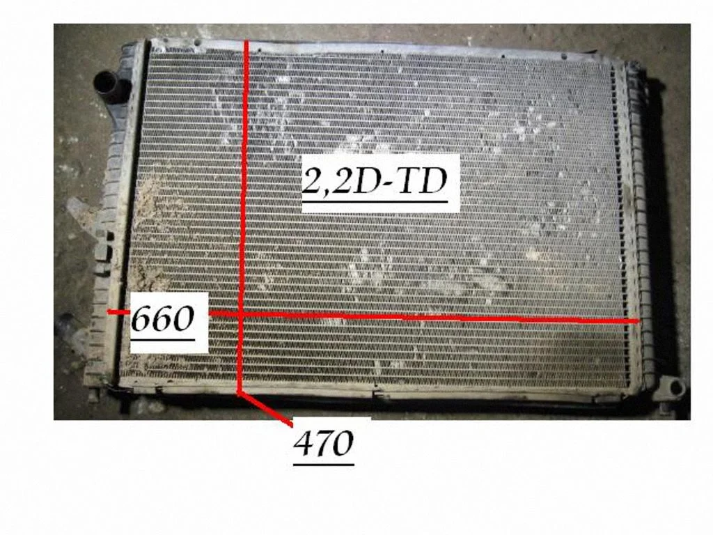 Coolant radiator 7700821916