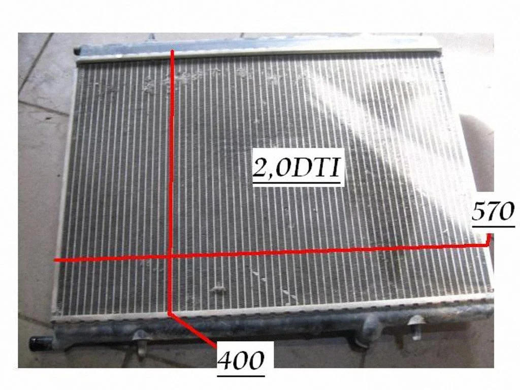 Coolant radiator 9680533480