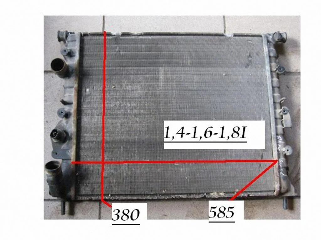 Jahutusvedeliku radiaator 7700838136B