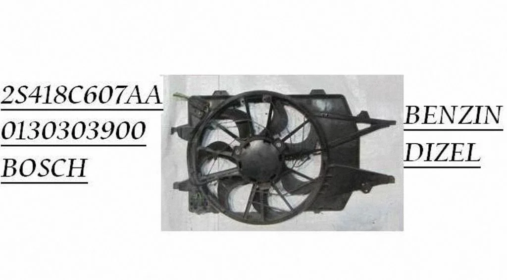 Elektriline radiaatori jahutusventilaator 2S418C607AA