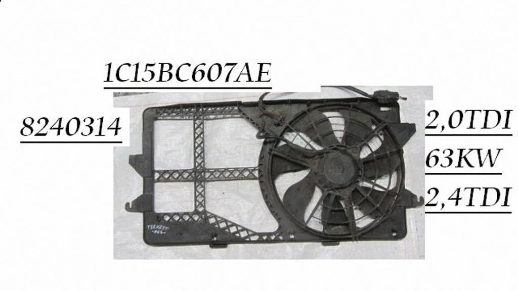 Elektriskais radiatora ventilators 1C15BC607AE