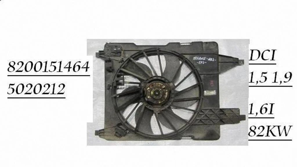 Electric radiator cooling fan 8200151464