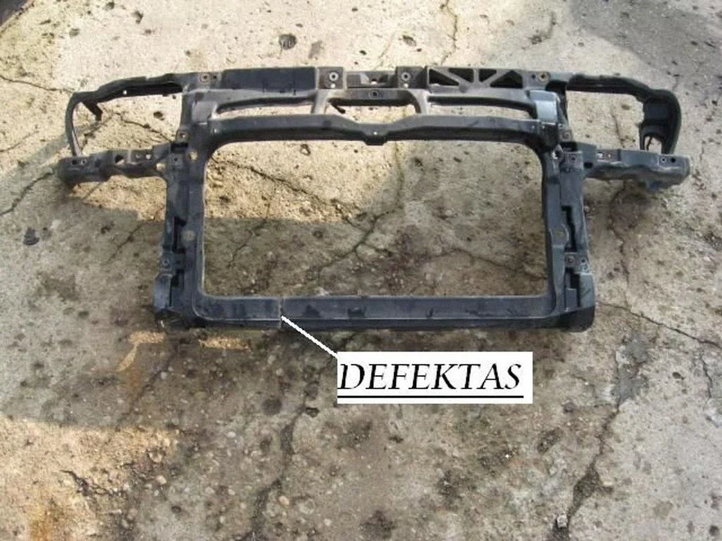 Radiator support slam panel – centre