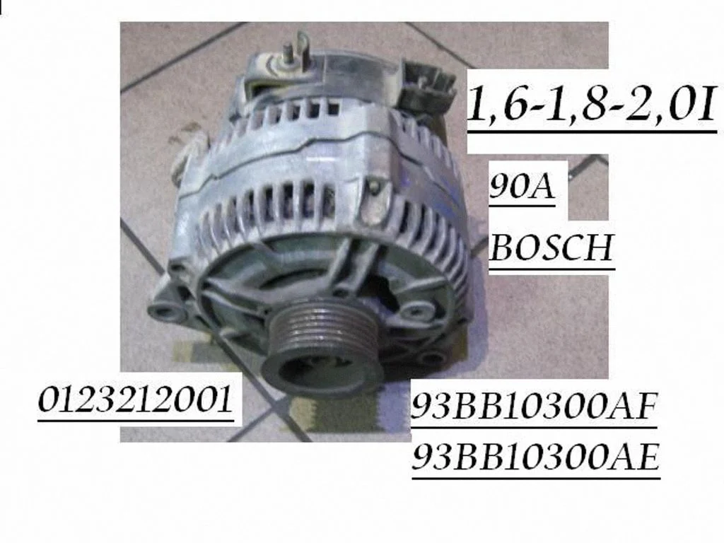 Alternator 0123212001