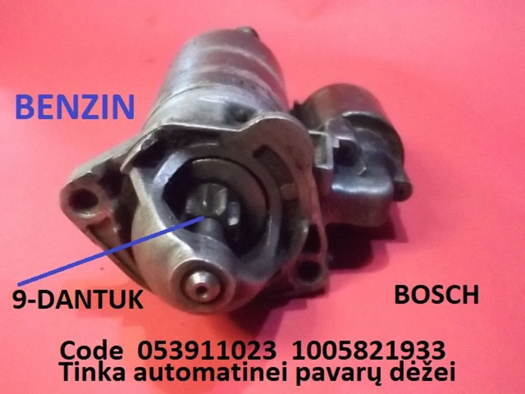 Starter motor 053911023