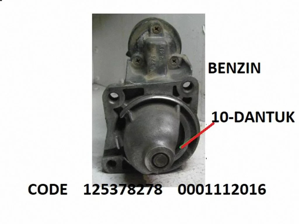 Starter motor 125378278