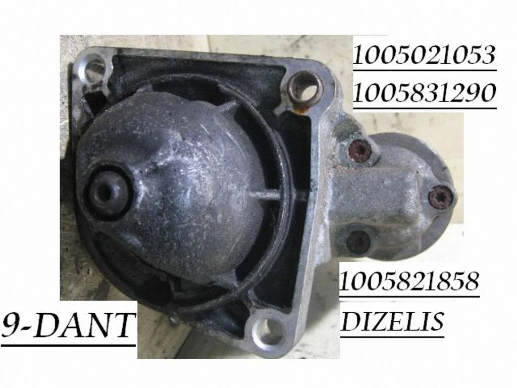 Starter motor 1005831290
