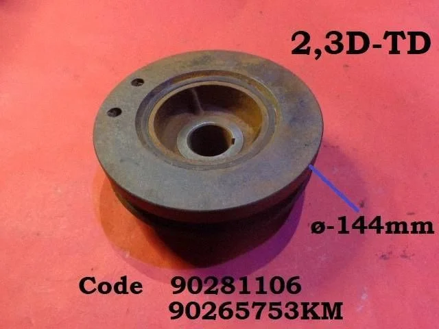 Crankshaft pulley – Opel Omega A (1990-1993)