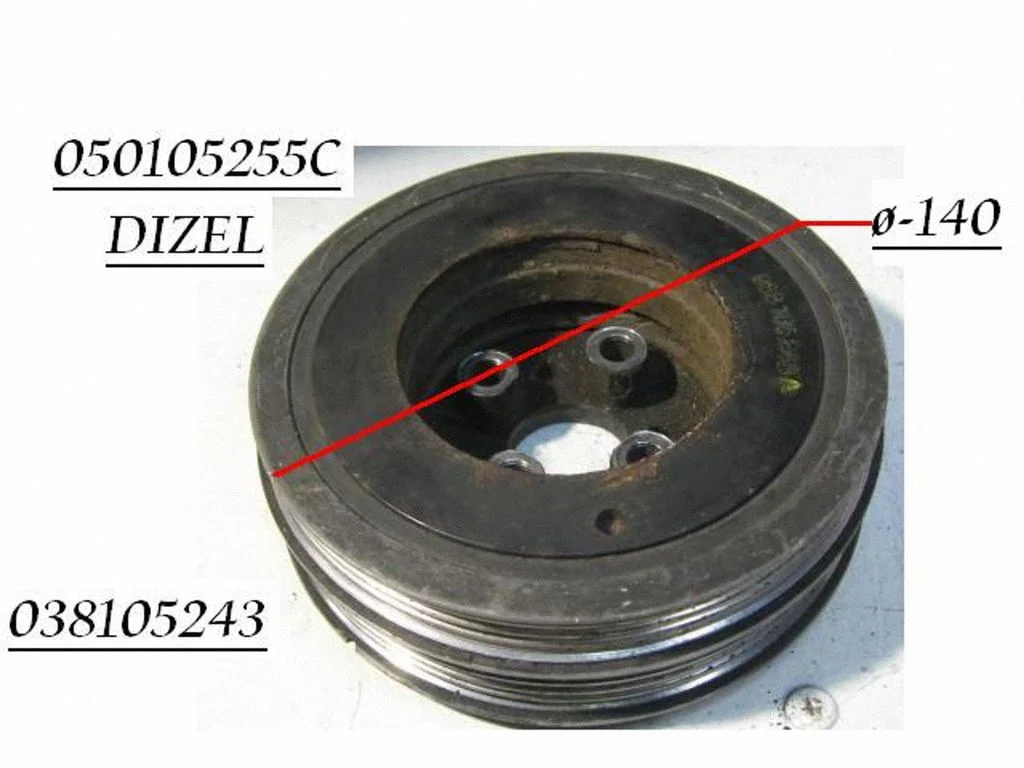 Crankshaft pulley 038105243