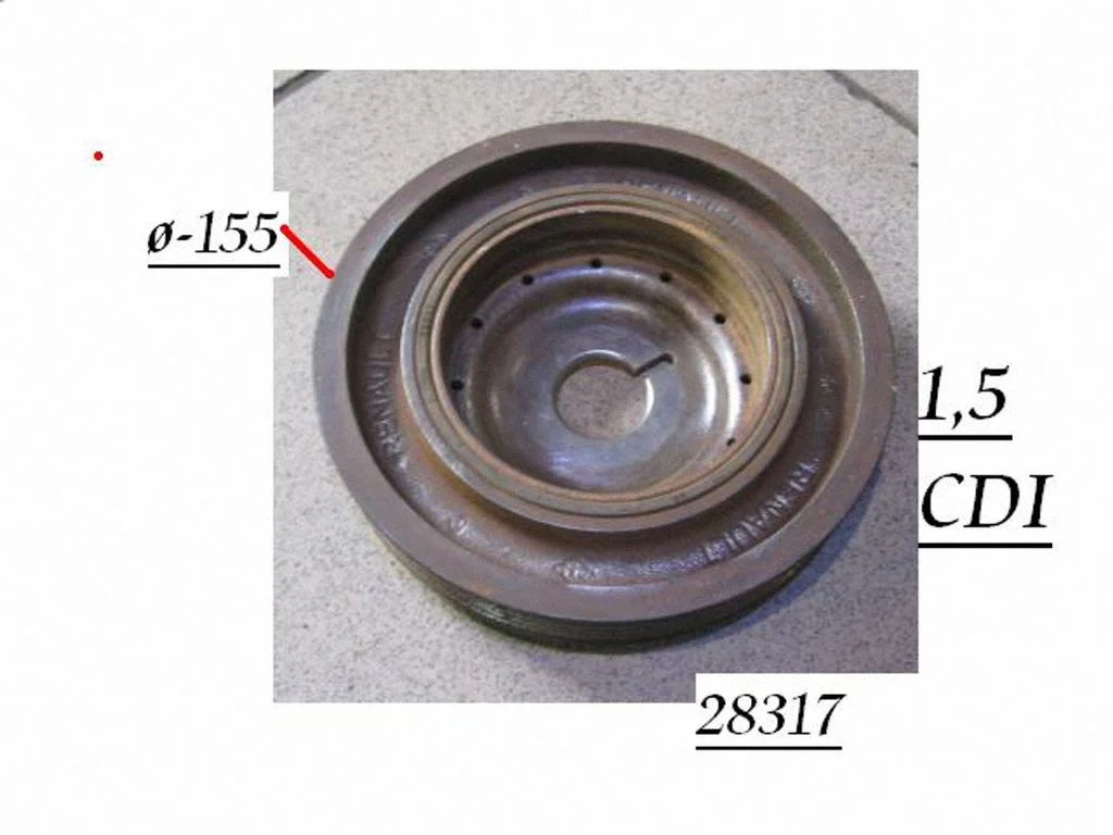 Crankshaft pulley 28317
