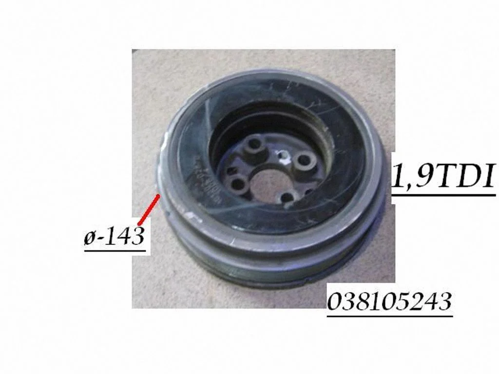 Crankshaft pulley 038105243