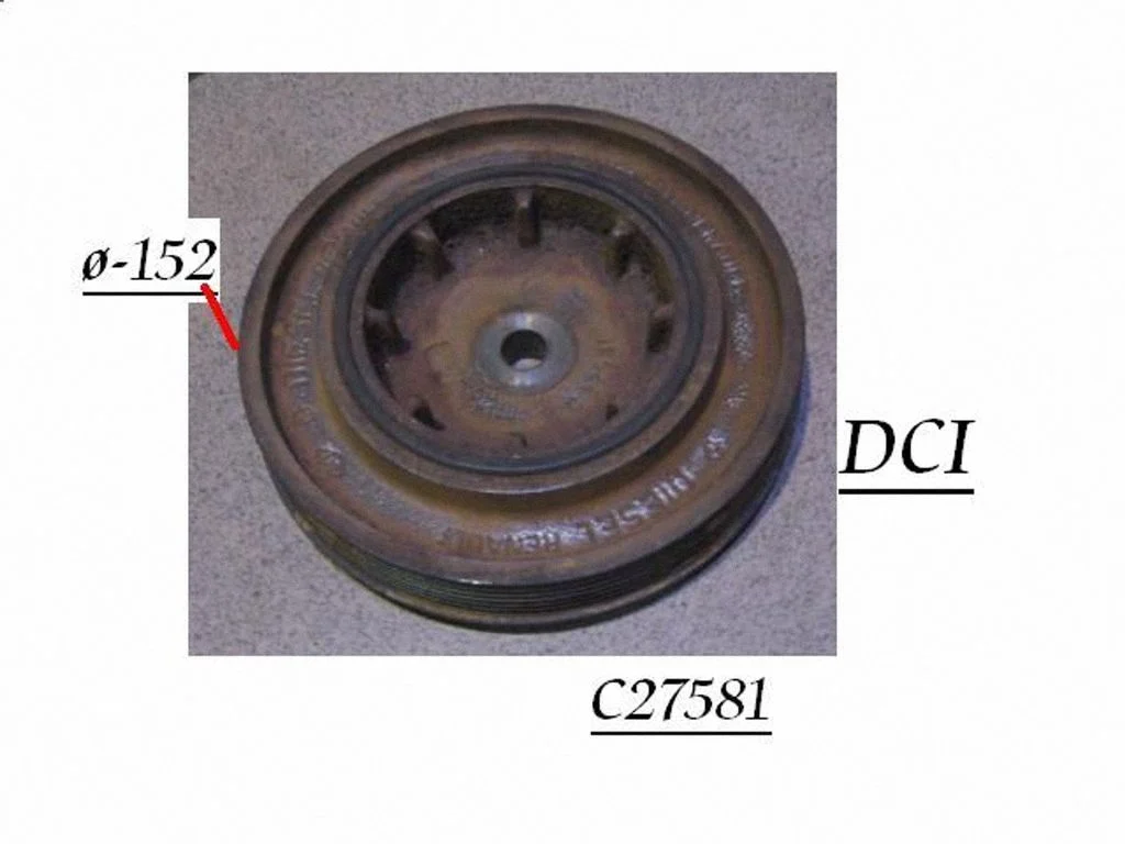 Crankshaft pulley – Mitsubishi Space Star (1998-2005)