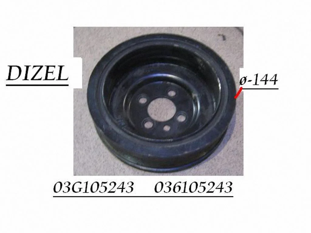 Kloķvārpstas skriemelis 03G105243